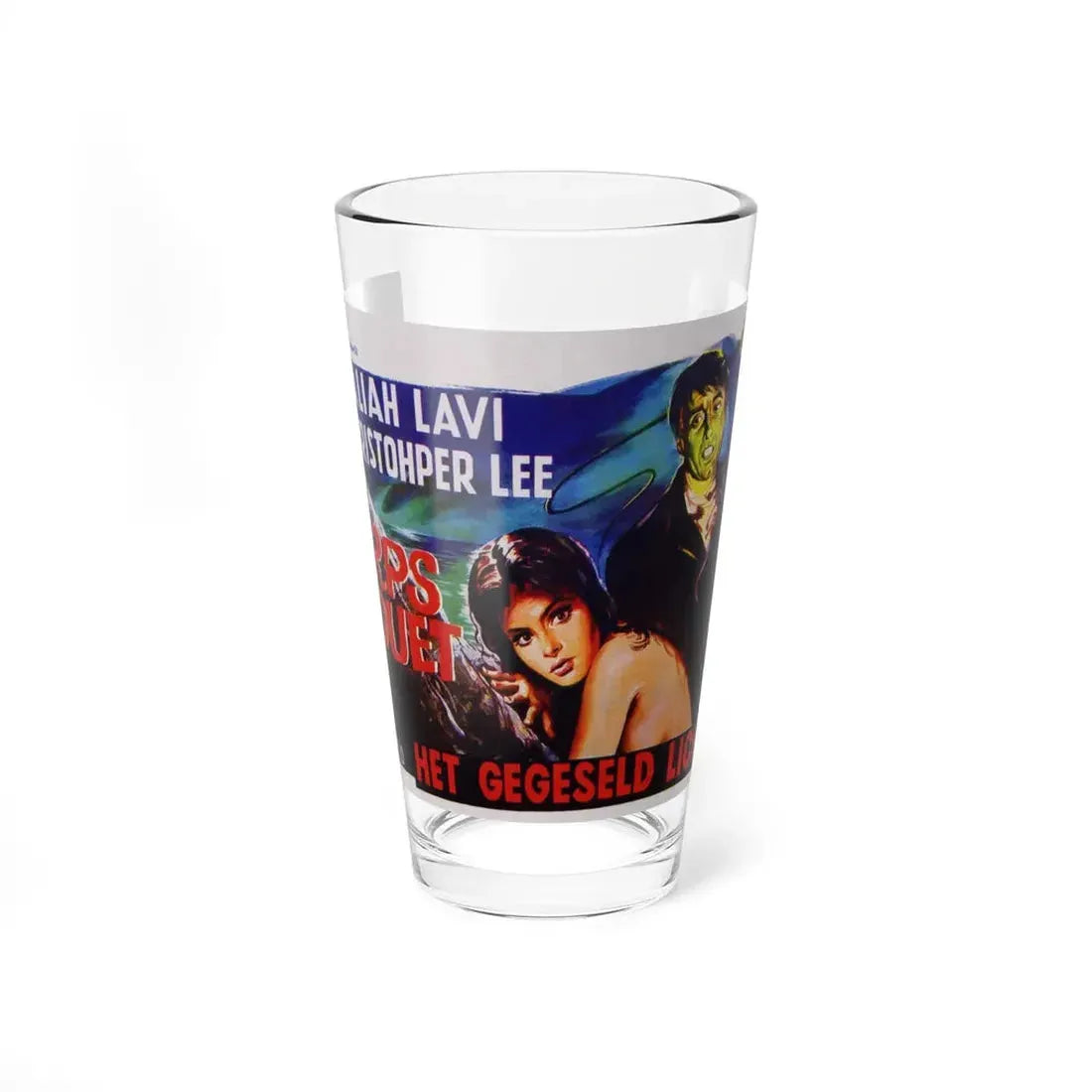 THE WHIP AND THE BODY (BELGIAN) 1963 Movie Poster - Pint Glass 16oz 16oz - Go Mug Yourself