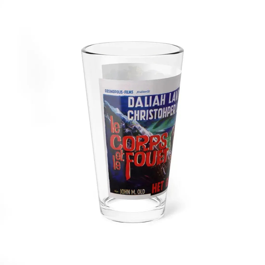 THE WHIP AND THE BODY (BELGIAN) 1963 Movie Poster - Pint Glass 16oz - Go Mug Yourself