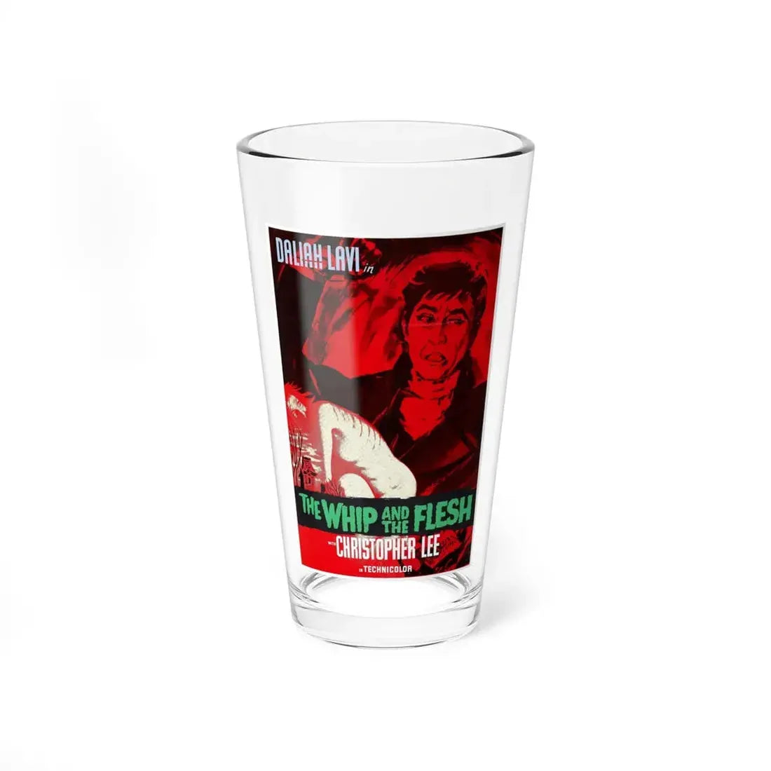 THE WHIP AND THE FLESH (THE WHIP AND THE BODY) 1963 Movie Poster - Pint Glass 16oz 16oz - Go Mug Yourself