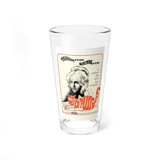THE WILD PUSSYCAT 1969 Movie Poster - Pint Glass 16oz 16oz - Go Mug Yourself