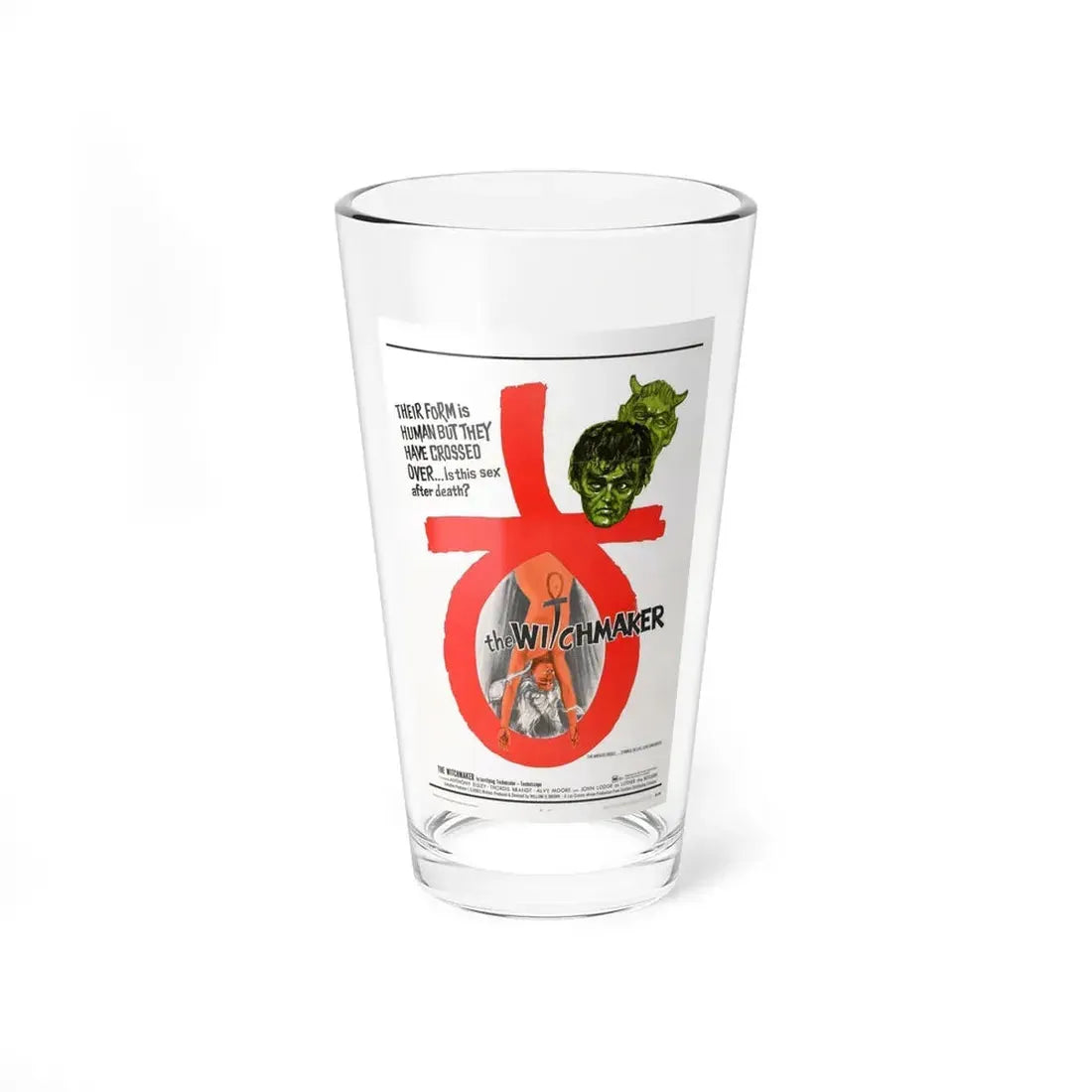 THE WITCHMAKER 1969 Movie Poster - Pint Glass 16oz 16oz - Go Mug Yourself