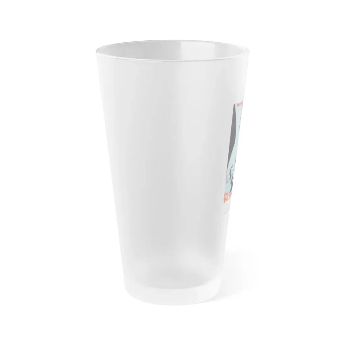 THE WOMAN HUNT 1972 Movie Poster - Frosted Pint Glass 16oz - Go Mug Yourself