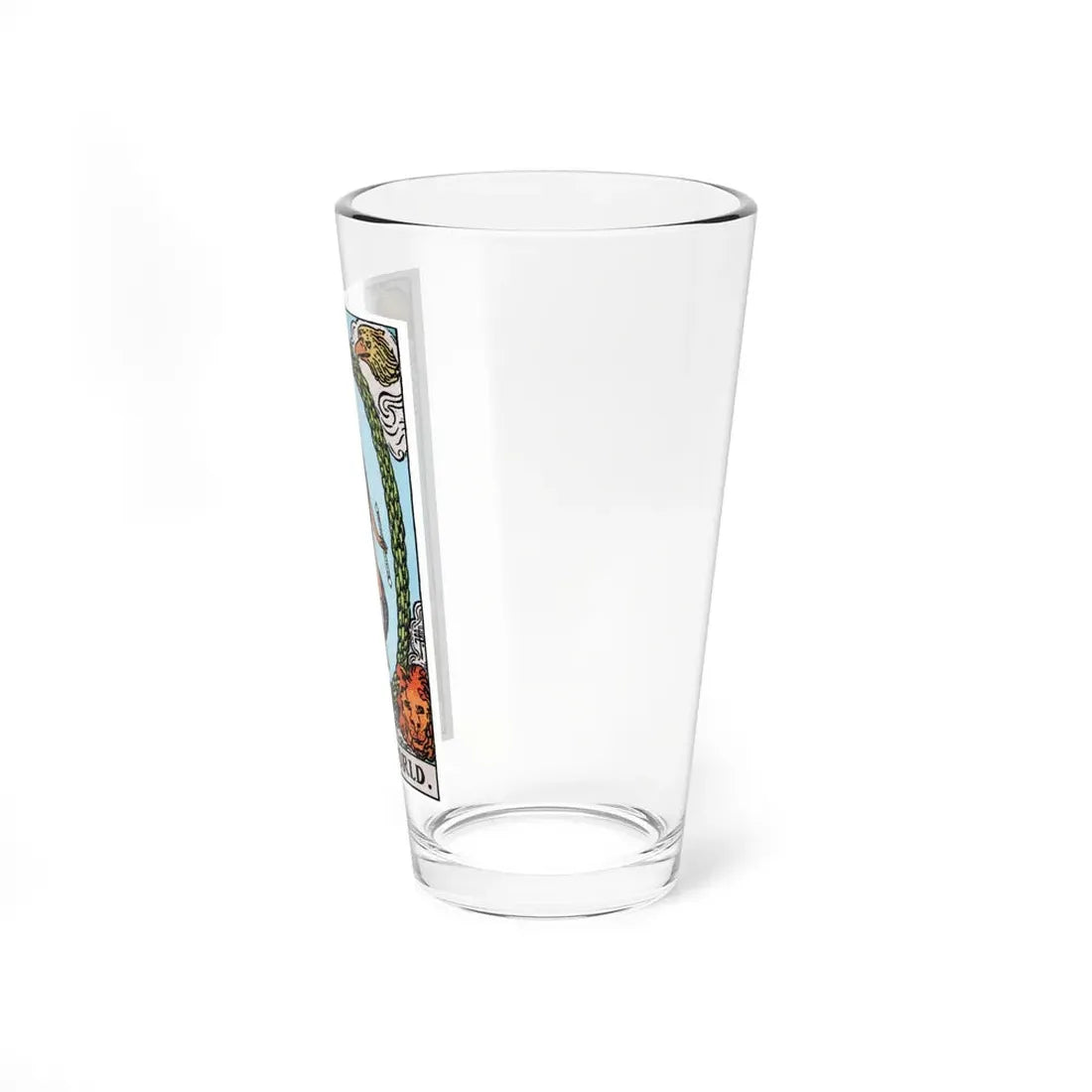 The World (Tarot Card) Pint Glass 16oz - Go Mug Yourself