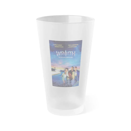 THE WRAITH 1986 Movie Poster - Frosted Pint Glass 16oz 16oz Frosted - Go Mug Yourself