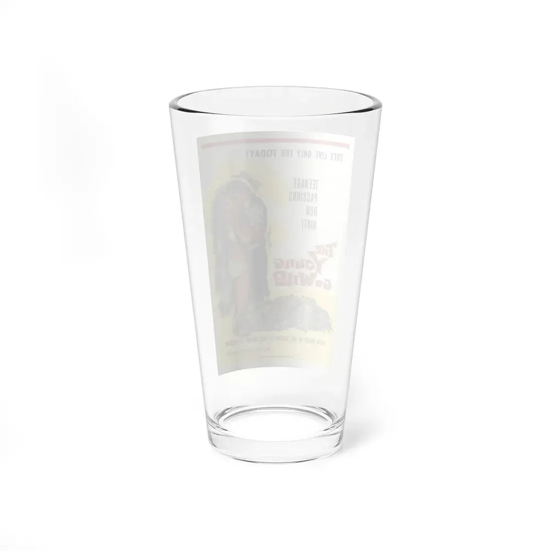 THE YOUNG GO WILD 1959 Movie Poster - Pint Glass 16oz - Go Mug Yourself