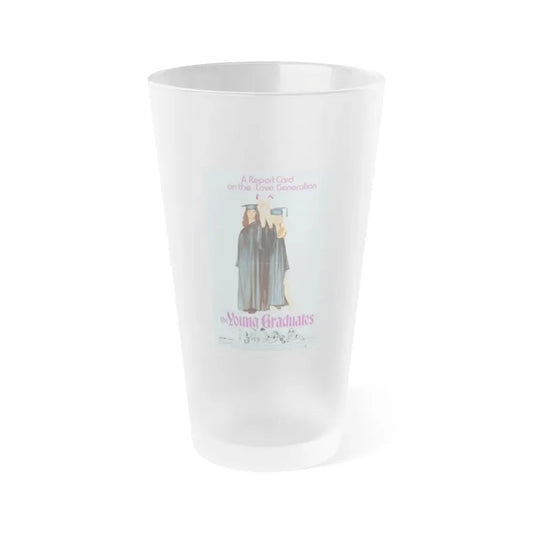 THE YOUNG GRADUATES 1971 Movie Poster - Frosted Pint Glass 16oz 16oz Frosted - Go Mug Yourself