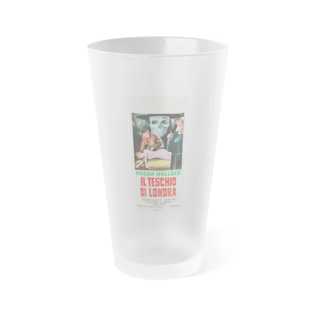THE ZOMBIE WALKS (ITALIAN) 1968 Movie Poster - Frosted Pint Glass 16oz 16oz Frosted - Go Mug Yourself