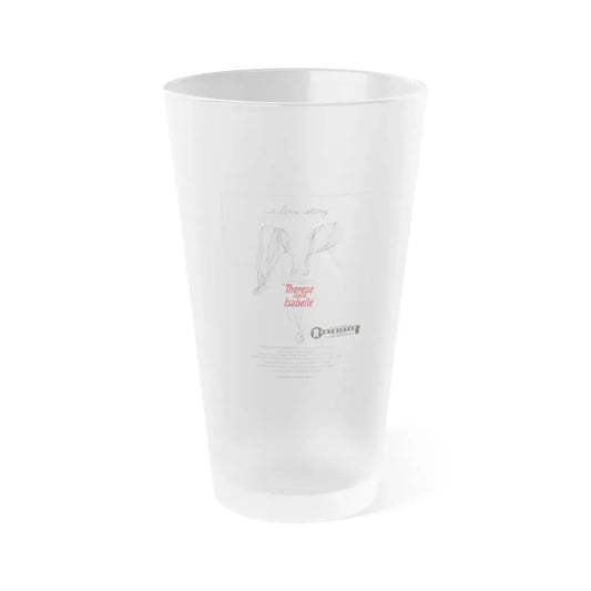 THERESE AND ISABEL 1968 Movie Poster - Frosted Pint Glass 16oz 16oz Frosted - Go Mug Yourself