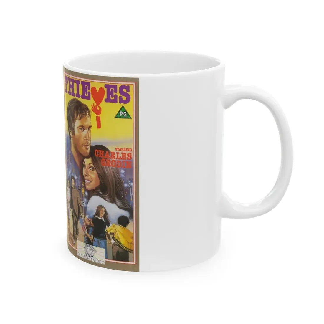 THIEVES (VHS COVER) - White Coffee Mug - Go Mug Yourself