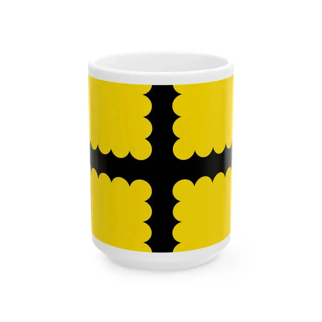 Thimister-Clermont vlag (Belgium) White Coffee Mug 15oz - Go Mug Yourself