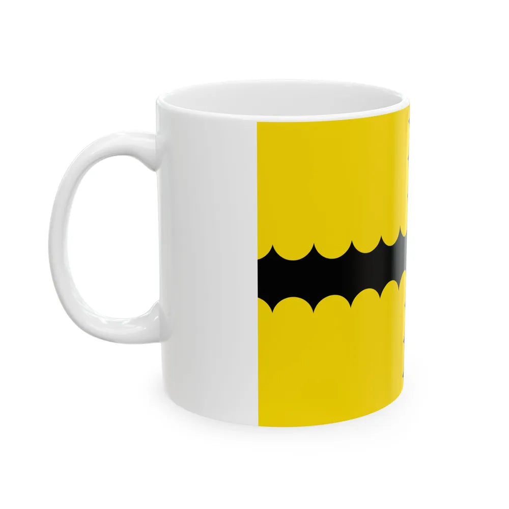 Thimister-Clermont vlag (Belgium) White Coffee Mug - Go Mug Yourself