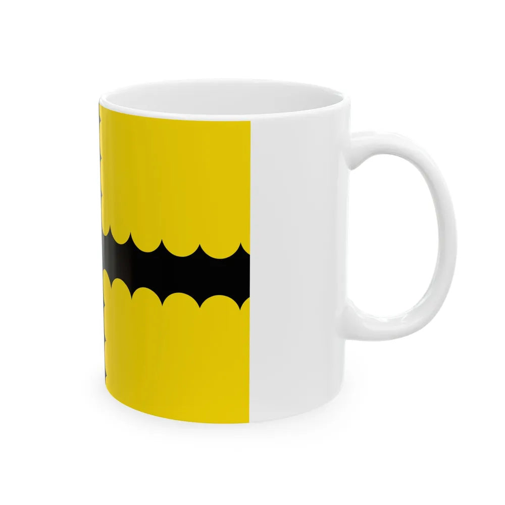 Thimister-Clermont vlag (Belgium) White Coffee Mug - Go Mug Yourself