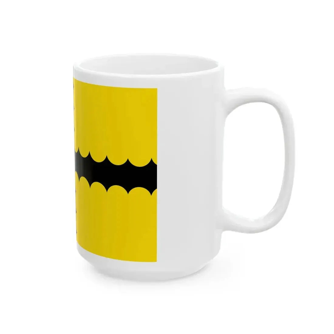 Thimister-Clermont vlag (Belgium) White Coffee Mug - Go Mug Yourself