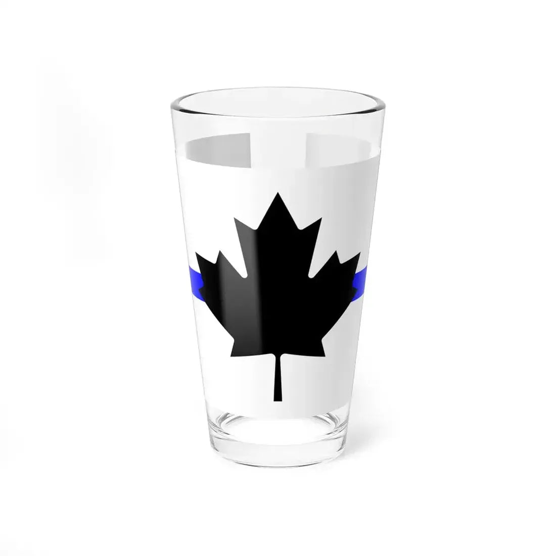 Thin Blue Line Flag Canada (Canada) Pint Glass 16oz 16oz - Go Mug Yourself