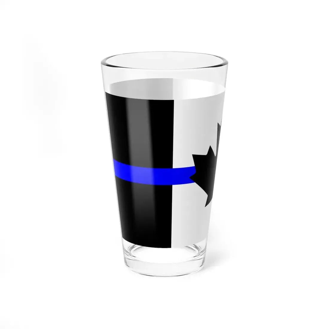 Thin Blue Line Flag Canada (Canada) Pint Glass 16oz - Go Mug Yourself