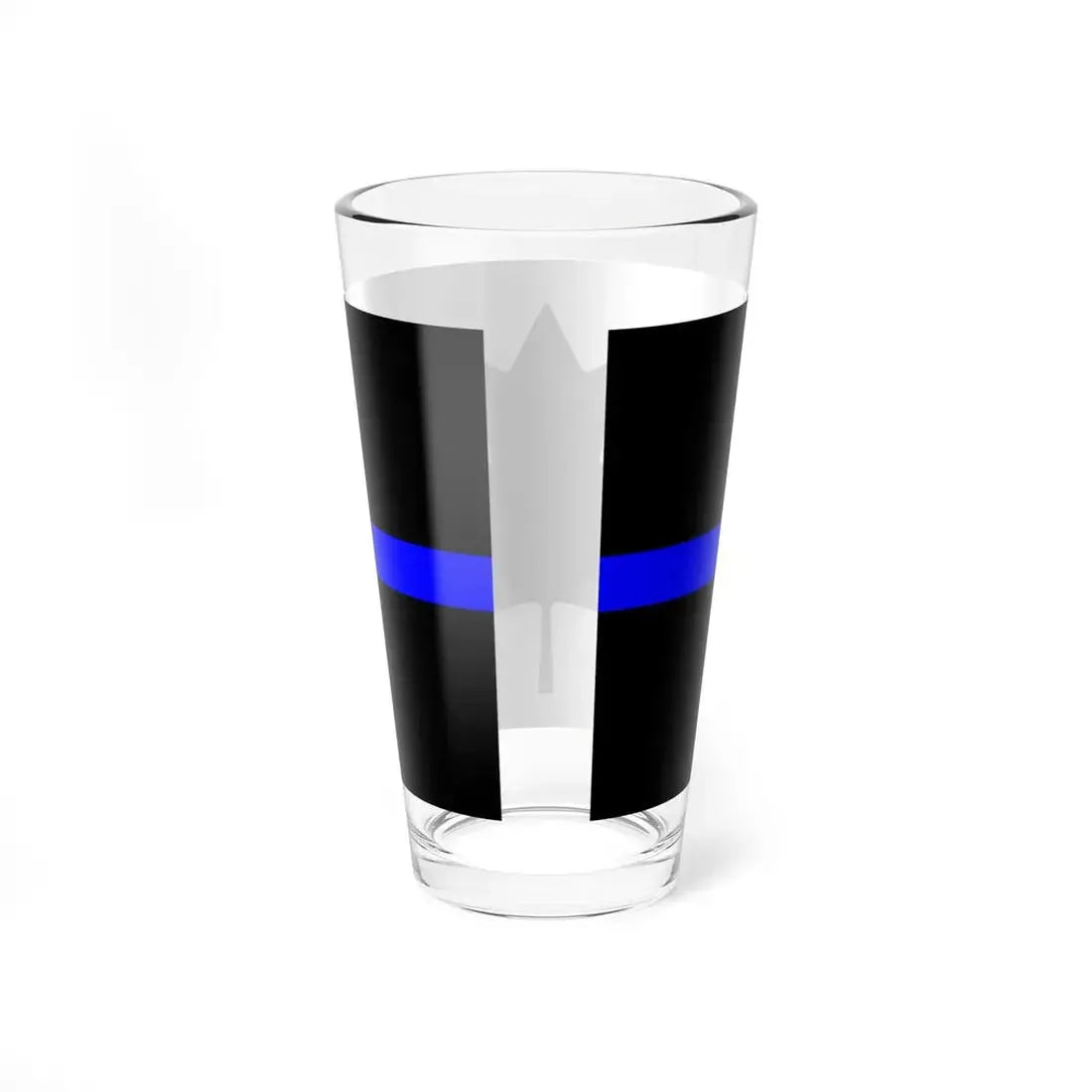 Thin Blue Line Flag Canada (Canada) Pint Glass 16oz - Go Mug Yourself
