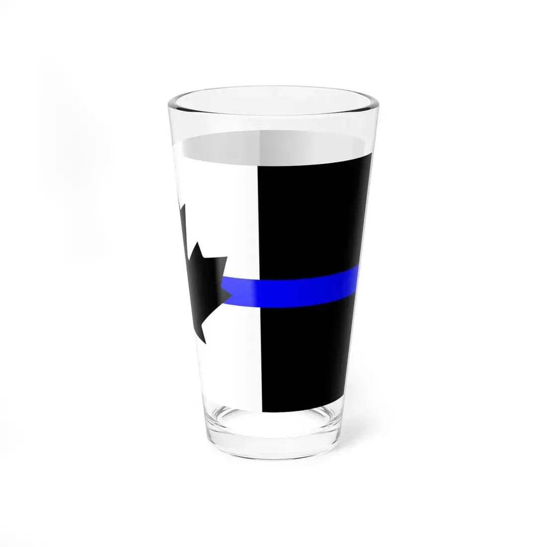 Thin Blue Line Flag Canada (Canada) Pint Glass 16oz - Go Mug Yourself