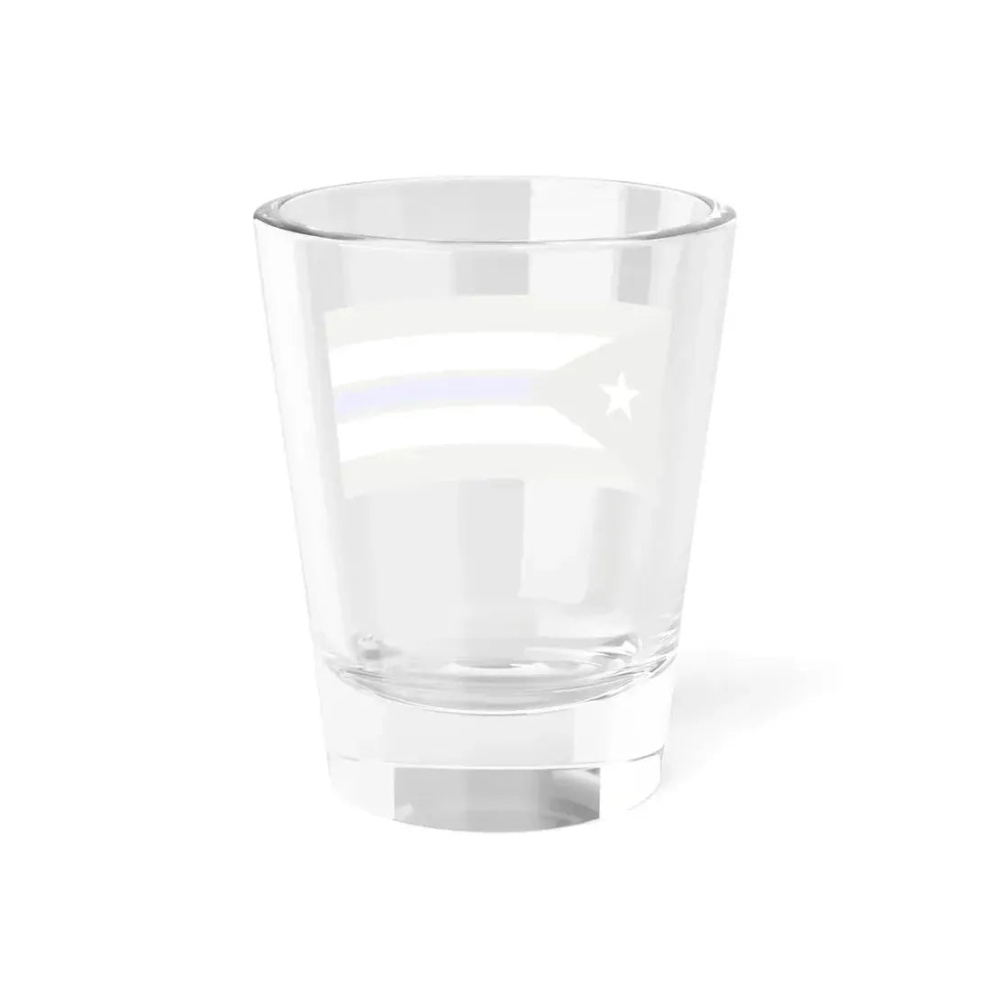 Thin Blue Line Flag Cuba (Cuba) Shot Glass 1.5oz - Go Mug Yourself