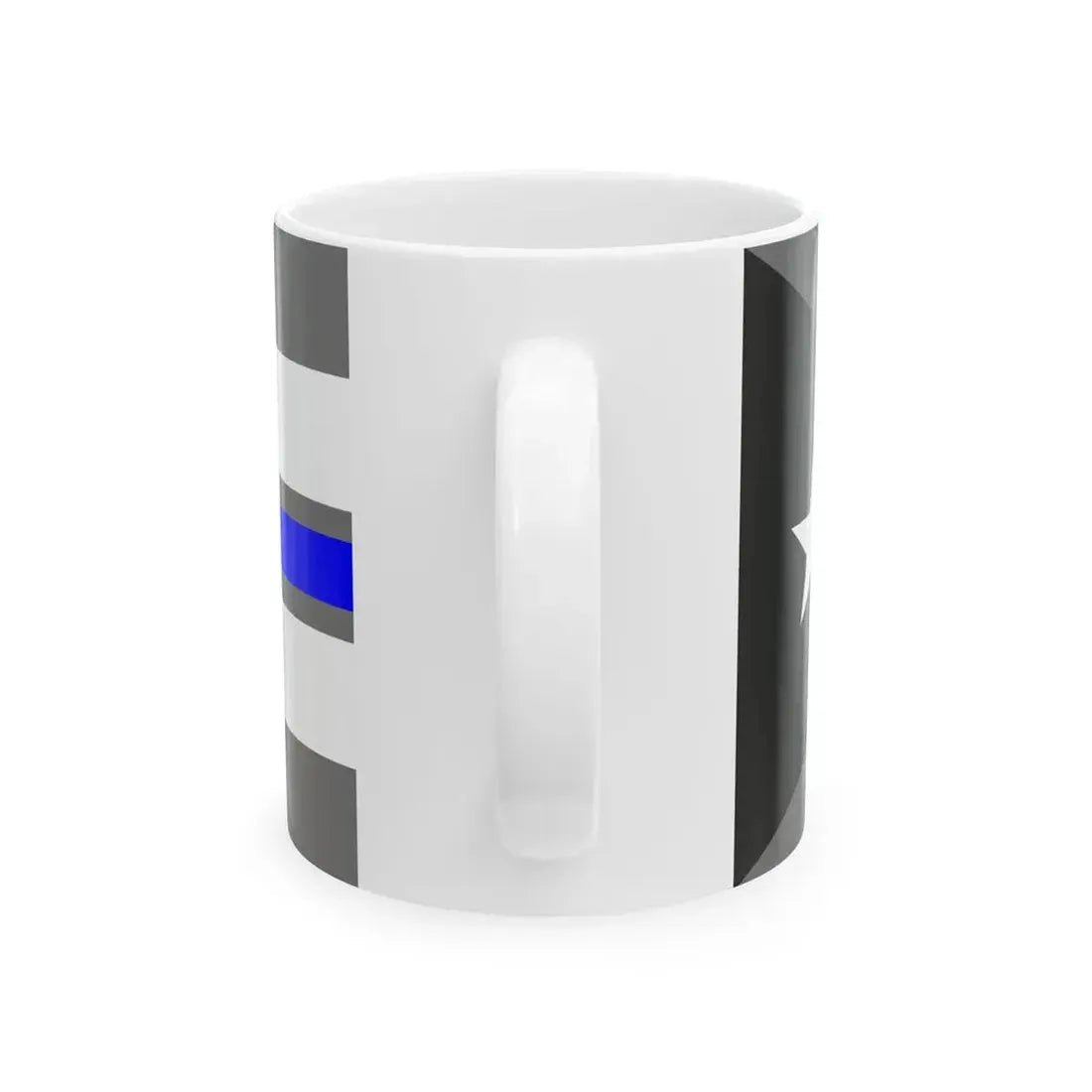 Thin Blue Line Flag Cuba (Cuba) White Coffee Mug - Go Mug Yourself