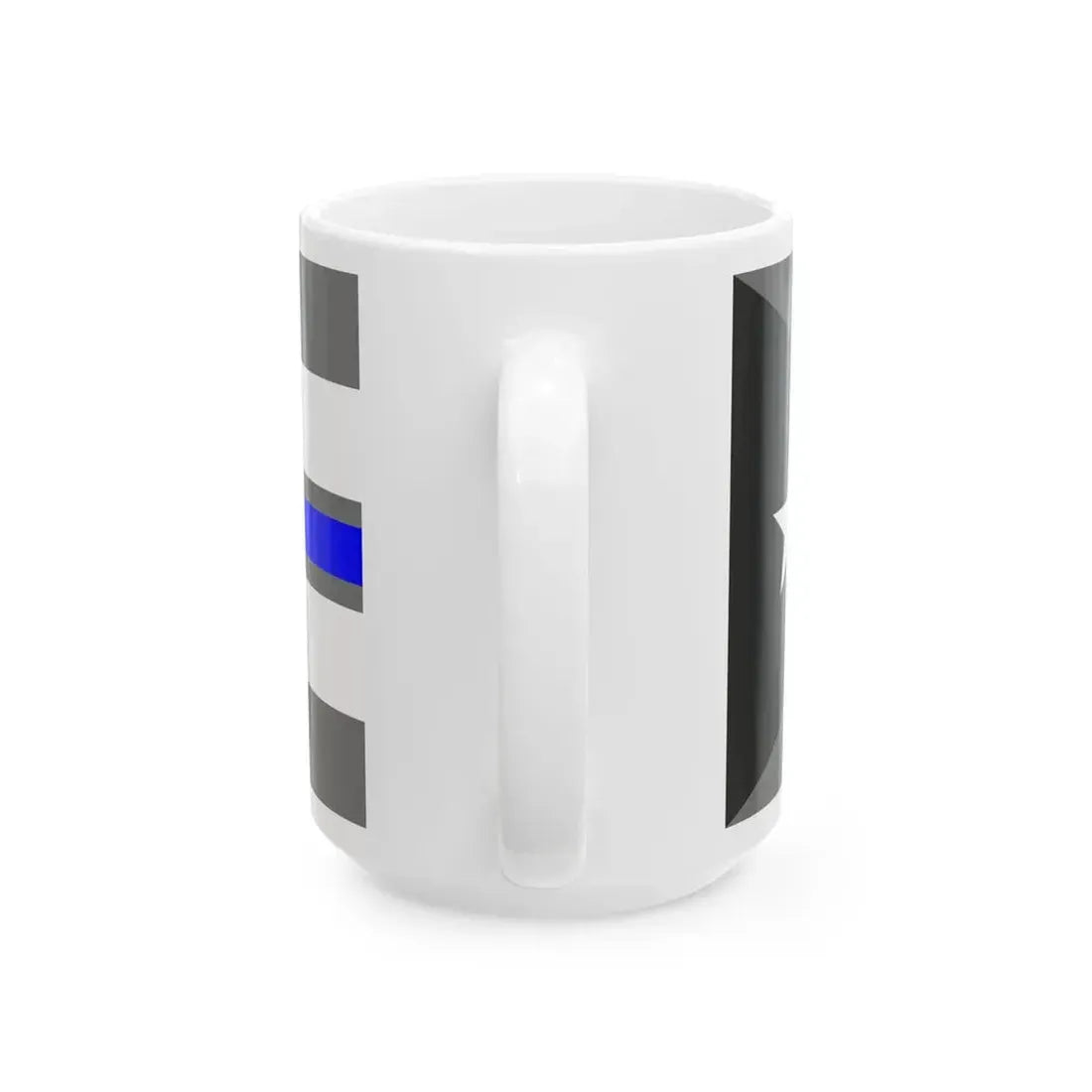 Thin Blue Line Flag Cuba (Cuba) White Coffee Mug - Go Mug Yourself