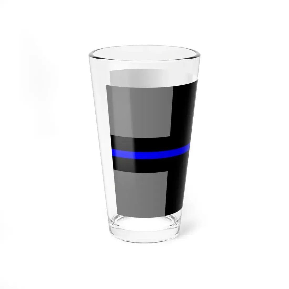 Thin Blue Line Flag Finland (Finland) Pint Glass 16oz - Go Mug Yourself