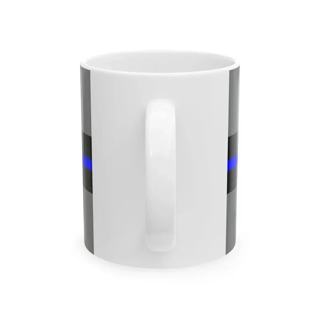 Thin Blue Line Flag Finland (Finland) White Coffee Mug - Go Mug Yourself