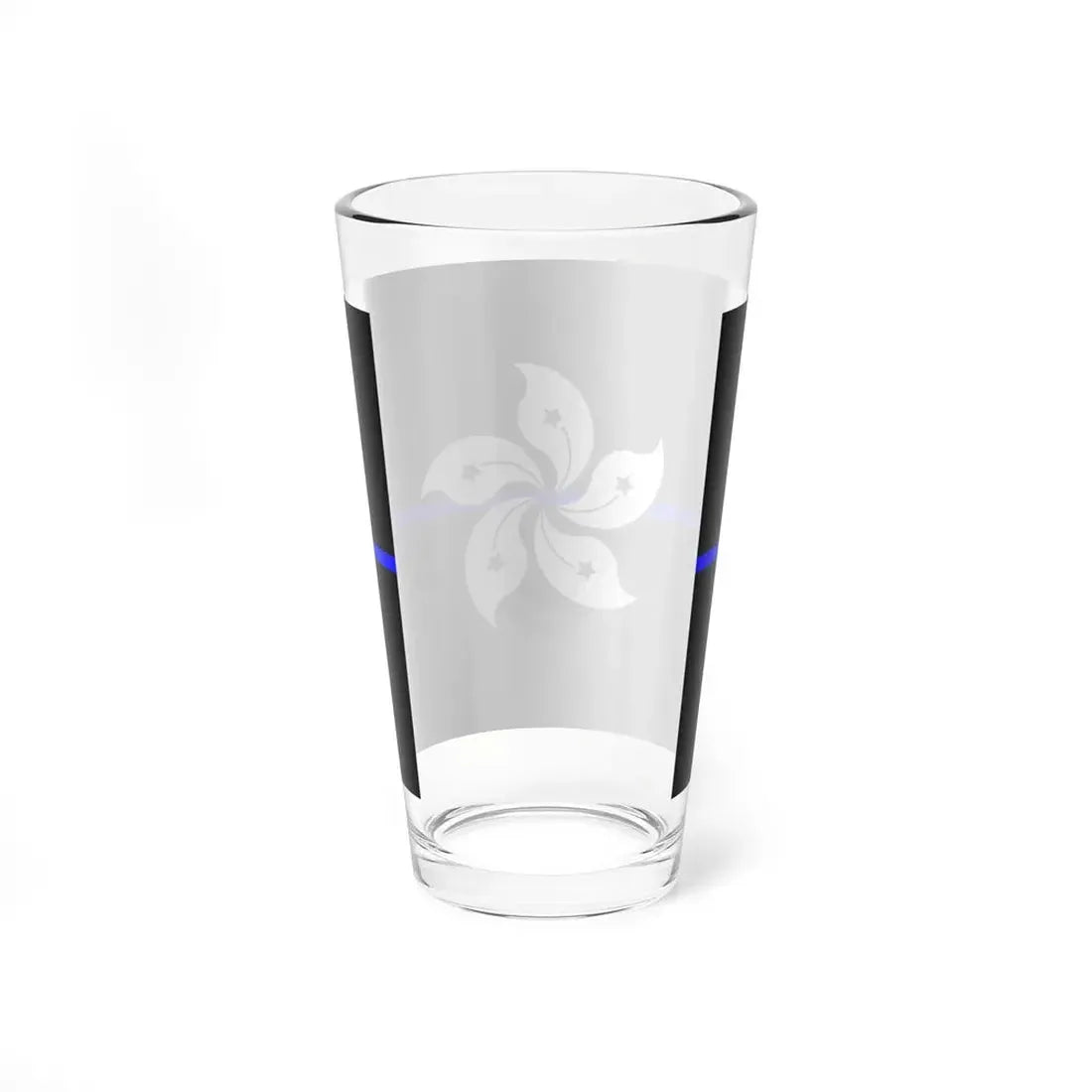 Thin Blue Line Flag Hong Kong (China) Pint Glass 16oz - Go Mug Yourself