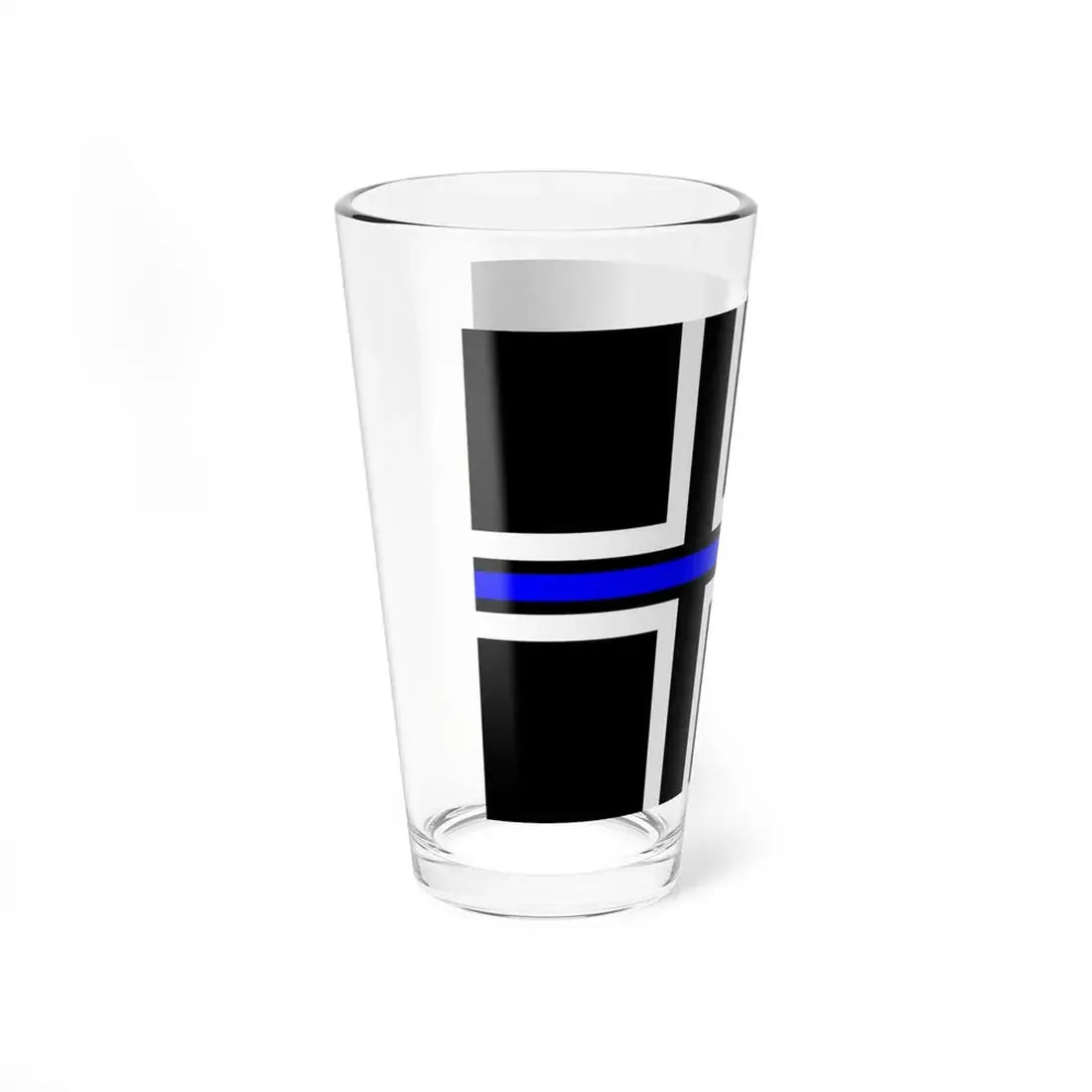Thin Blue Line Flag Iceland (Iceland) Pint Glass 16oz - Go Mug Yourself