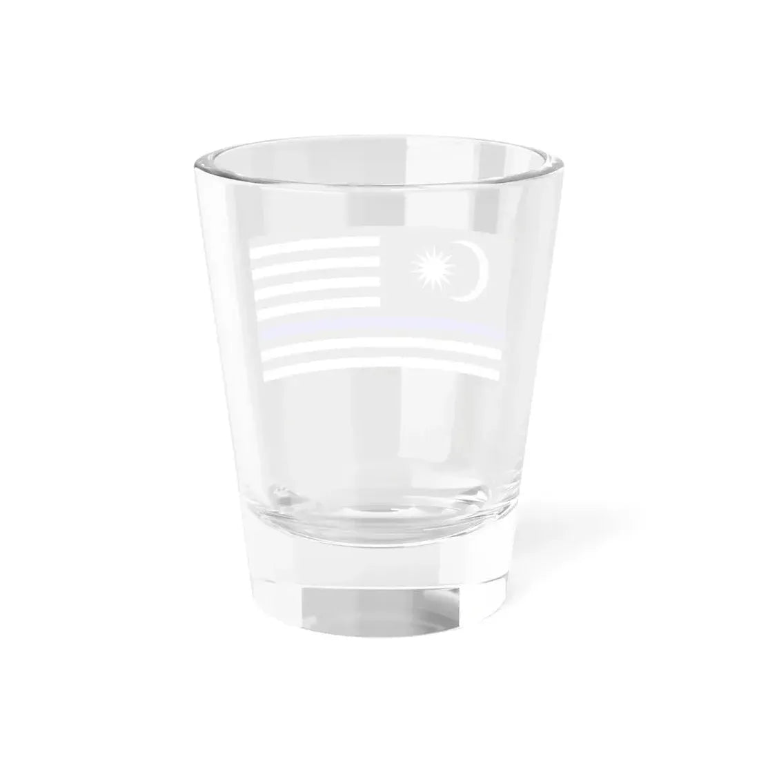 Thin Blue Line Flag Malaysia (Malaysia) Shot Glass 1.5oz - Go Mug Yourself