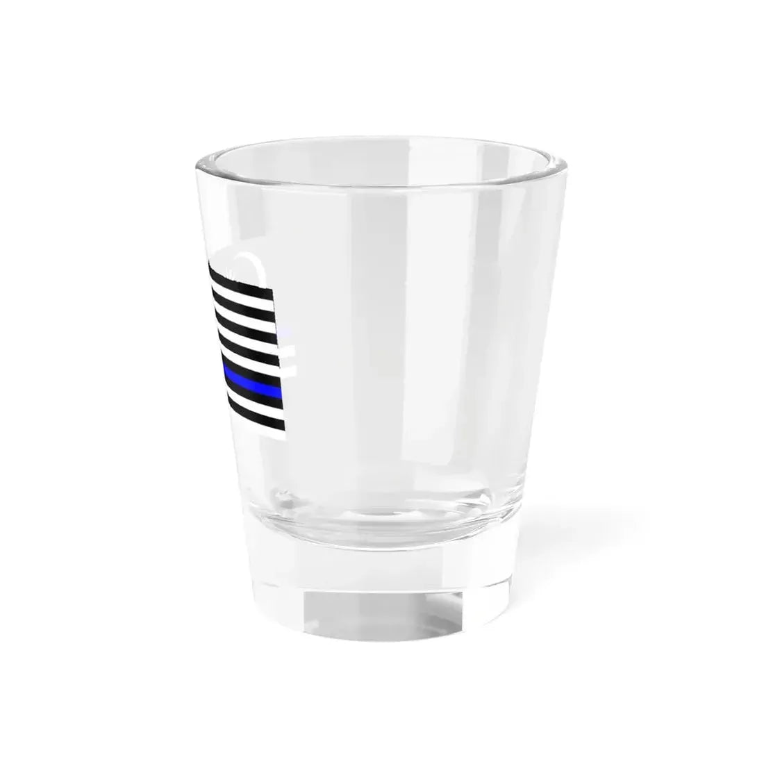 Thin Blue Line Flag Malaysia (Malaysia) Shot Glass 1.5oz - Go Mug Yourself