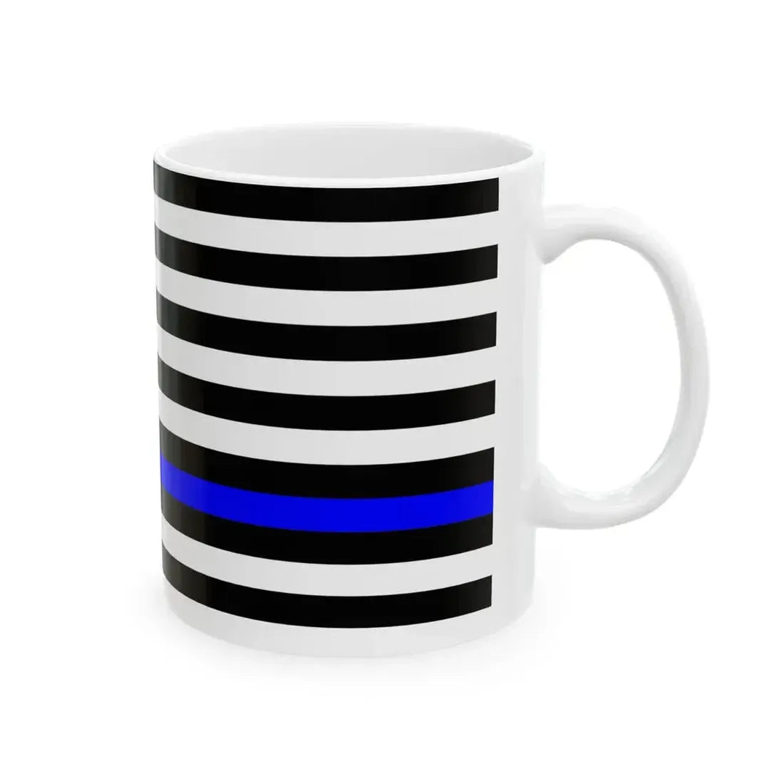 Thin Blue Line Flag Malaysia (Malaysia) White Coffee Mug - Go Mug Yourself
