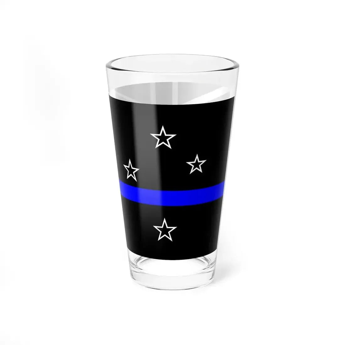 Thin Blue Line Flag New Zealand (New Zealand) Pint Glass 16oz - Go Mug Yourself