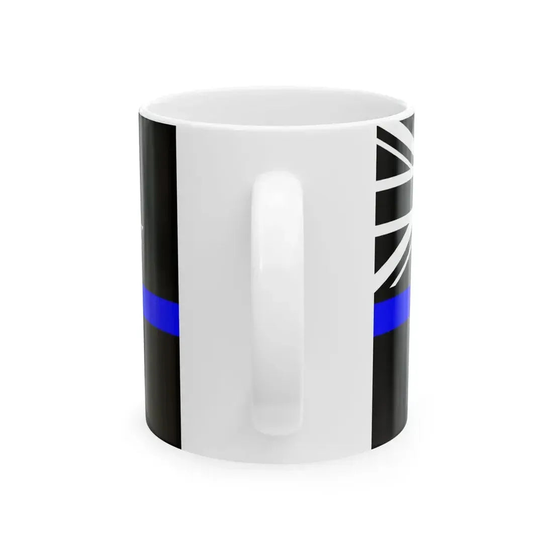 Thin Blue Line Flag New Zealand (New Zealand) White Coffee Mug - Go Mug Yourself
