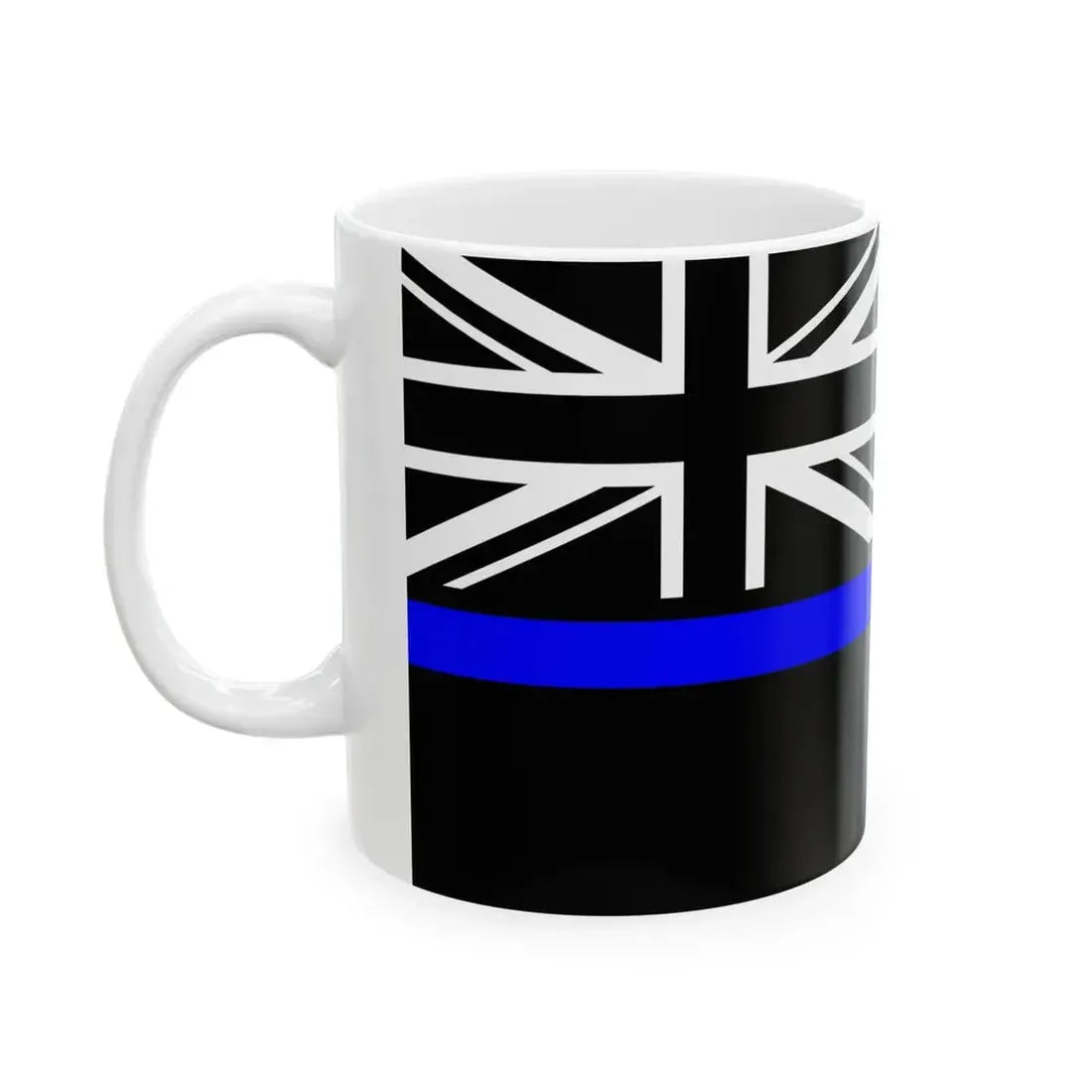 Thin Blue Line Flag New Zealand (New Zealand) White Coffee Mug - Go Mug Yourself