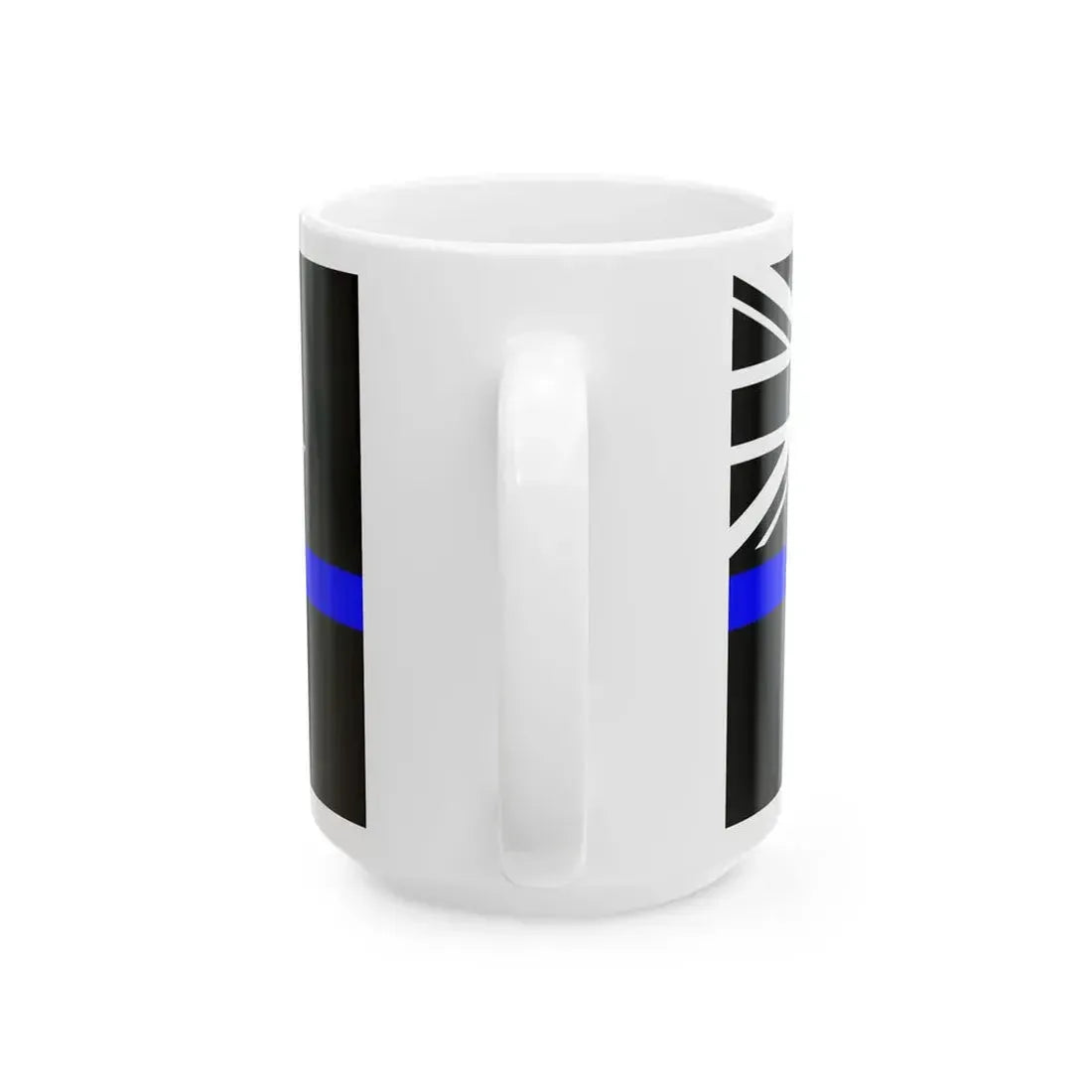 Thin Blue Line Flag New Zealand (New Zealand) White Coffee Mug - Go Mug Yourself
