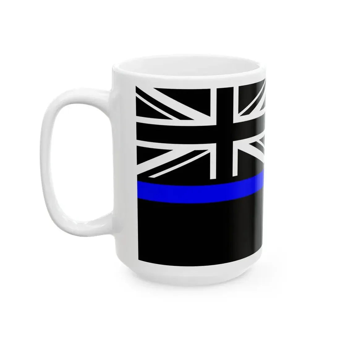 Thin Blue Line Flag New Zealand (New Zealand) White Coffee Mug - Go Mug Yourself