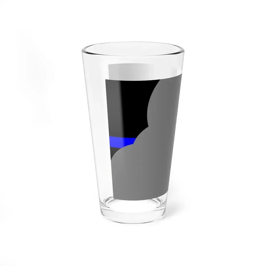 Thin Blue Line Flag police of the Republic of China (China) Pint Glass 16oz - Go Mug Yourself