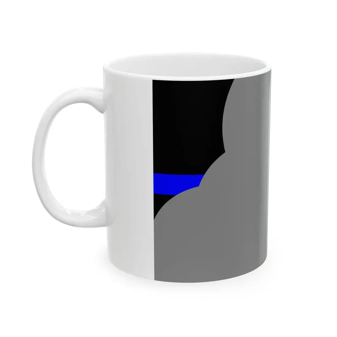 Thin Blue Line Flag police of the Republic of China (China) White Coffee Mug - Go Mug Yourself