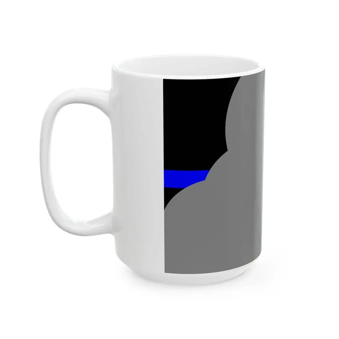 Thin Blue Line Flag police of the Republic of China (China) White Coffee Mug - Go Mug Yourself