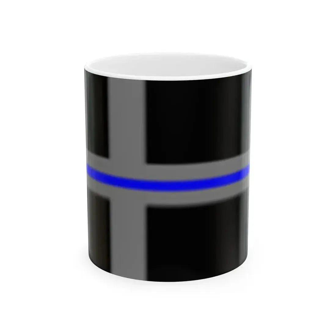 Thin Blue Line Flag Sweden (Sweden) White Coffee Mug 11oz - Go Mug Yourself