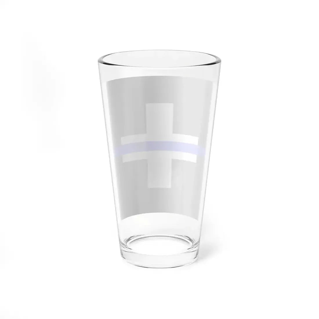 Thin Blue Line Flag Switzerland (Switzerland) Pint Glass 16oz - Go Mug Yourself