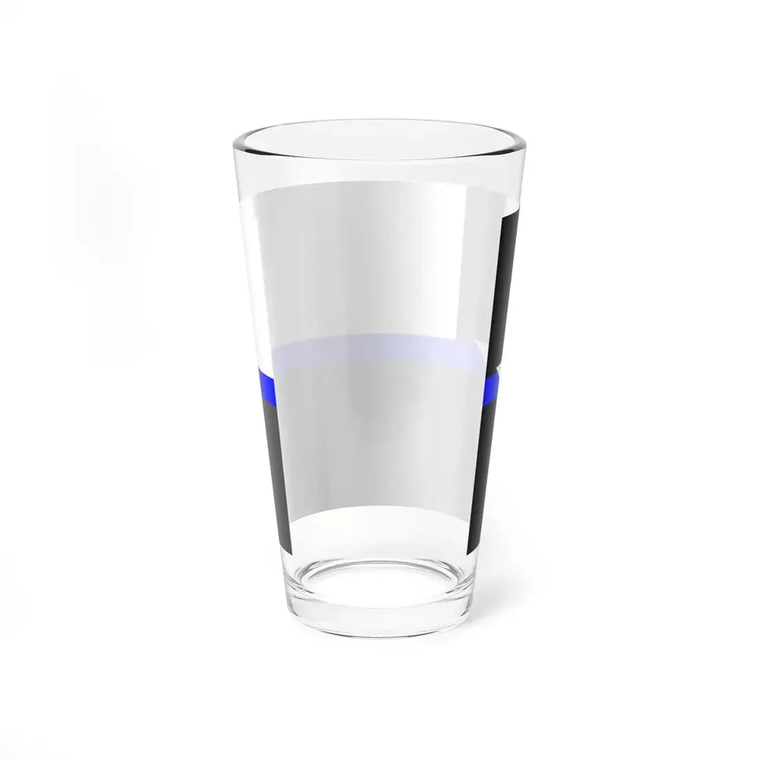 Thin Blue Line Flag Texas (United States) Pint Glass 16oz - Go Mug Yourself