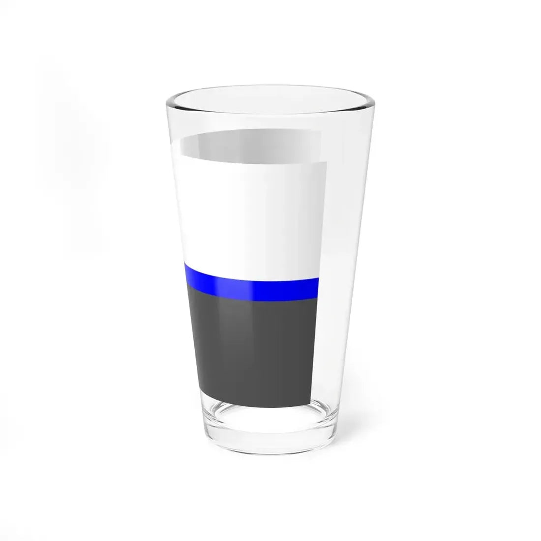 Thin Blue Line Flag Texas (United States) Pint Glass 16oz - Go Mug Yourself