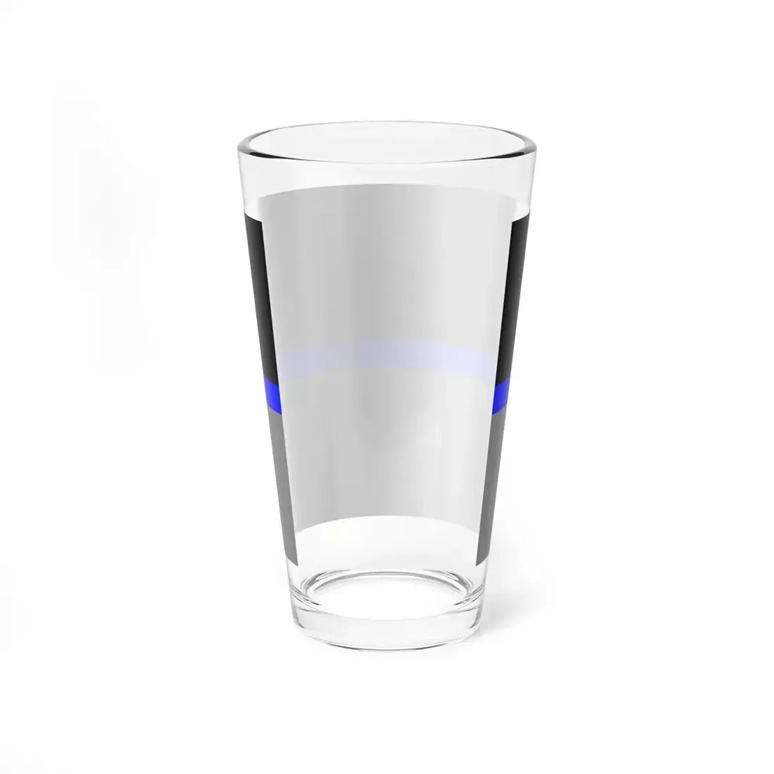 Thin Blue Line Flag Ukraine (Ukraine) Pint Glass 16oz - Go Mug Yourself
