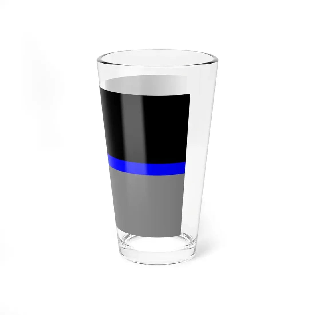 Thin Blue Line Flag Ukraine (Ukraine) Pint Glass 16oz - Go Mug Yourself