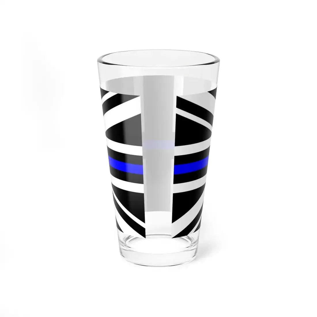 Thin Blue Line Flag United Kingdom (United Kingdom) Pint Glass 16oz - Go Mug Yourself