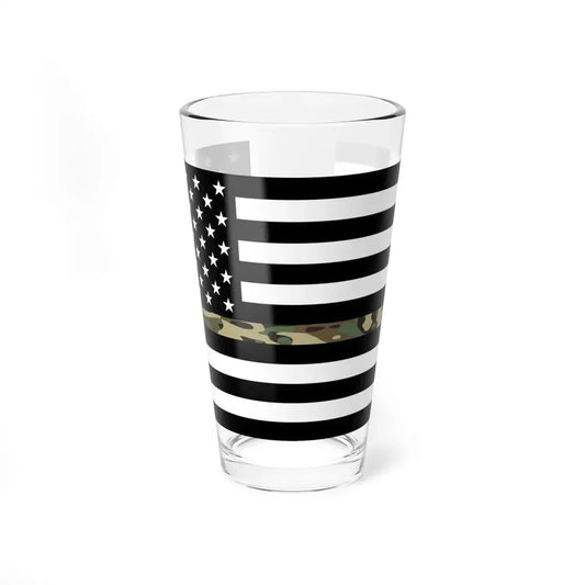Thin Camo Line Flag United States (United States) Pint Glass 16oz 16oz - Go Mug Yourself