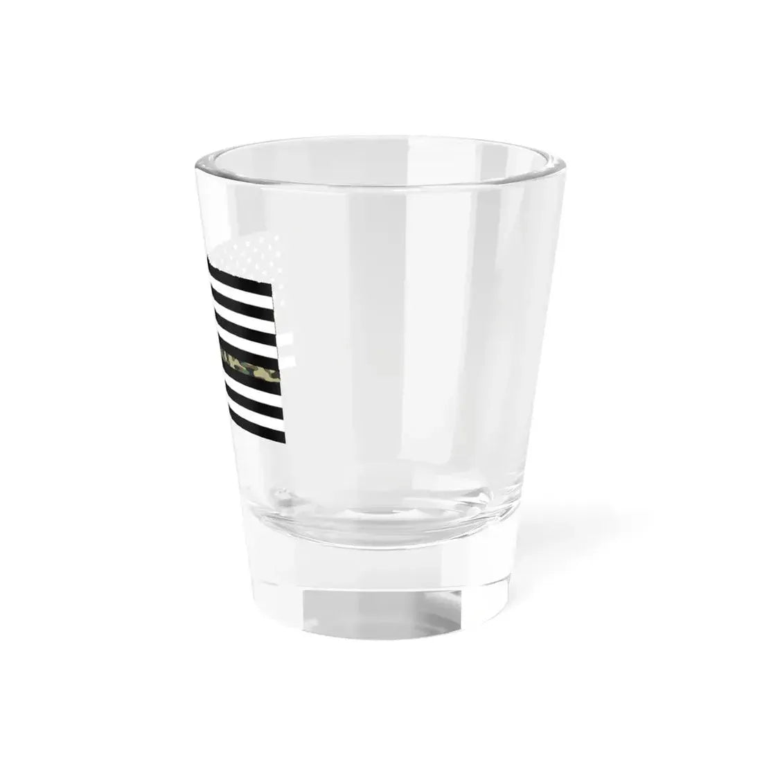 Thin Camo Line Flag United States (United States) Shot Glass 1.5oz - Go Mug Yourself