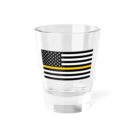 Thin Gold Line Flag United States (United States) Shot Glass 1.5oz 1.5oz - Go Mug Yourself