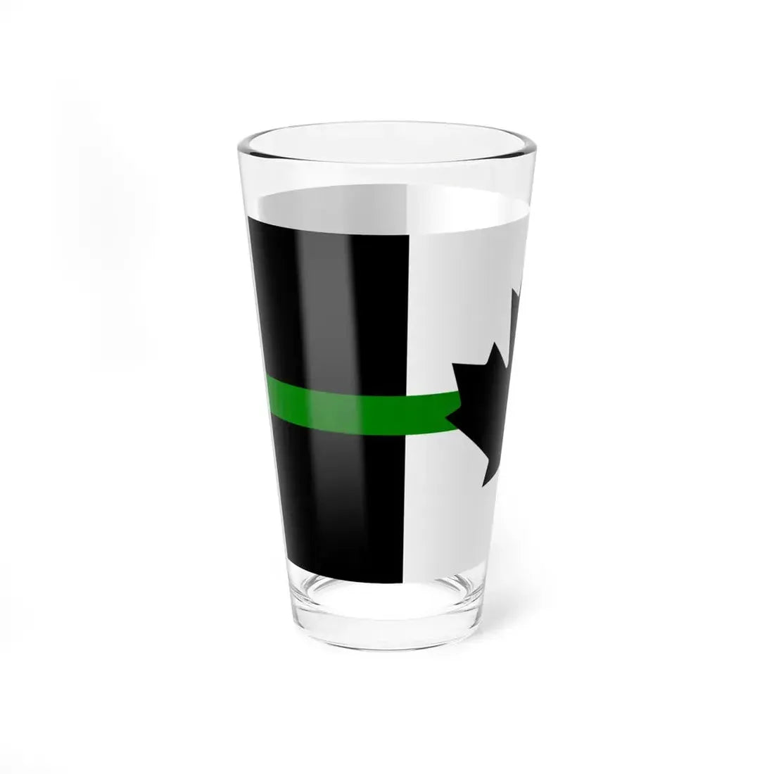 Thin Green Line Flag Canada (Canada) Pint Glass 16oz - Go Mug Yourself